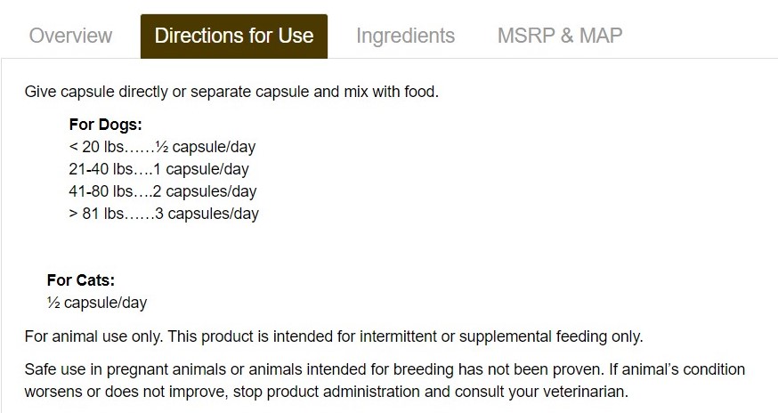 Microflora Directions for Use